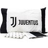 JUVE FC JUVENTUS Completo Letto Singolo - Una Piazza e Mezza - Matrimoniale Cotone sopra sotto federe Ufficiale (Singolo VAR 2)