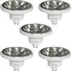 Sigmaled lighting - Faretto LED AR111 GU10 14W (equivalente 110W alogena) - 220V/240V AC - Luce Calda 3000K - 1000 lumen - Spot LED AR111 - 5 Unità