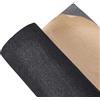 BENECREAT 300x36cm Tessuto In Velluto Autoadesivo, Rotolo di Tessuto in Feltro Nero per Mobili, Armadietti, Artigianato Fai Da Te, Decorazioni di Halloween e Natale, 0.5 mm di Spessore