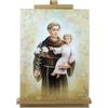 Proposte Religiose Tela Effetto Dipinto - Telaio in Legno Cm 30X40 - MADE IN ITALY (Sant'Antonio di Padova)