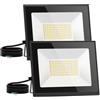 Aigostar- Faretto led 30W da Esterno,2 Pezzi,bianco naturale,Super illuminoso Faro led da 2700 lumen e 4000k. Faretti led Impermeabile IP65 per cortile, giardino, garage, tetto.