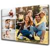 GP TONER Tela personalizzata Collage fotografico Tela personalizzata con la tua foto orizzontale Tela stampata su telaio Tele decorative formato 60x40 cm