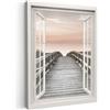 MuchoWow© Quadro Su Tela Grandi Dimensioni Quadri Moderni Soggiorno Stampa | 30x40 cm - Di Foto Decorazione Camera Letto Da Parete Con CorniceVista - Spiaggia - Mare - Tramonto