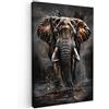 MuchoWow© Quadri Moderni Camera Da Letto Foto Quadro Con Cornice | 60x90 cm - Decorazioni Parete Soggiorno Stampa Su Tela Moderna Casa Salotto Poster Elefante - Acquerello - Selvatici - Lusso