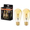 OSRAM LEDVANCE Lampada LED dimmerabile, stile vintage, 6,5 W