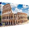 Wallazz Quadro su Tela Lazio - Quadri Moderni Soggiorno - Roma, Colosseo, Trastevere, Ponte Milvio - Stampa su Tela - Quadro Moderno Soggiorno 60x120cm
