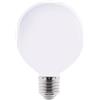 Generic RZL Illuminazione, Confezione da 3, lampadina LED in vetro lattiginoso E27 7W AC85-265V G80/G95/G125 lampadina LED lampadario casa lampada da tavolo(Warm White,G125)