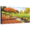Wallazz Quadro su Tela Piemonte - Quadri Moderni Soggiorno - Torino, Novara, Alessandria, Asti, Cuneo, Alba, Stresa - Stampa su Tela Canvas HD - Quadro Moderno Soggiorno 60x120 cm