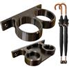 Generic Portaombrelli compatto - Supporto per camper per uso ufficio, stampa 3D con fissaggio a vite, vassoio per acqua piovana resistente, design con apertura a doppio, camera da, patio, angolo