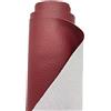 A-Express Strutturato Tessuto Ecopelle Materiale Granulato Morbida Finta pelle Vinile Materiale - Bordeaux Mezzo Metro (50cm x 140cm)