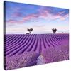MuchoWow© Quadri Moderni Soggiorno su Tela Quadro Canvas Foto Dipinti | 40x30 cm - Camera da Letto Decorazioni Pareti Lavanda - Natura - Viola - Alberi - Fiori
