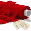 DreamRoots Stoffa cotone al metro 1Mx160cm 145 g/m² - Tessuti per tende a metro da interno, cucito creativo - Tessuto a metraggio, Rosso