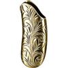 Vayliro 1 custodia per accendini in metallo, vintage, mini custodia per accendini BIC J5, riutilizzabile, copertura per accendini, bronzo