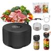 Caijin Sottovuoto Elettrico per Barattoli Mason, Macchina Sottovuoto per Barattoli Vetro LED Display, Mason Jar Vacuum Sealer Compatibile Standard & Largo, Macchina Vaccumatori Alimenti Portatile Conservare