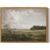 ARPEOTCY Quadro su tela con cornice, piccolo vintage, decorazione da parete per soggiorno, camera da letto, bagno, cucina, casa colonica, decorazione estetica, paesaggio, pittura, 40 x 30 cm