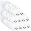 LED ATOMANT 10x Tubo LED T8 120cm 18W CCT 3000-6500K 2200lm | Con selettore di colore CCT, Starter LED incluso
