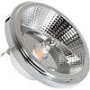LEDKIA LIGHTING LEDKIA Lampadina LED G53 AR111 24º 12W 900 lm No Flicker 2700K Bianco Cald | 12W 900 lm | Angolo Fascio 24º | Per Spazi Commerciali | No Flicker, Bianco Caldo 2700K