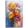 Printerland Quadri Moderni Soggiorno Verticale FIORI Quadro moderno FIORE da Parete grande XXL Stampa su tela Canvas Decorazione Murale muro Arredo Camera da letto Cucina (15, 40x70 cm, Canvas intelaiato)