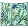 A.Monamour Arazzo da Parete Grande Mandala Stagione Estiva Esotica Foglie Tropicali Verdi Modello Sfondi Pittura Ad Acquerello Arte Telo Tessuto Tenda Tovaglia Copriletto Arazzi Murale Decorazione