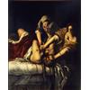 PMEFGJDPE Famoso Stampa Tela Poster Artistico Poster Giuditta Decapita Oloferne de Artemisia Gentileschi per L'arredamento Della Camera da Letto 60x90cm