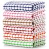 Generic Strofinacci da cucina 28 x 40 cm, in cotone, set da 6 pezzi con 6 asciugamani