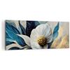 ARTTOR Quadri Moderni su Tela 120x50 cm Stampe da Parete Botanica Fiori - 5594 | Fiore Elegante Pezzo Quadro Decorativo Grande 1 pezzo Soggiorno Camera da Letto Arte da Parete Decorazione da Parete ARTTOR