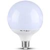 V-TAC Lampadina LED Globo con Chip Samsung attacco E27 22W, Bianco Caldo