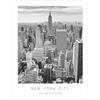 Posterlounge New York City Poster | 50 x 70 cm di Art Couture Nero e Bianco Quadri Decorazione per pareti