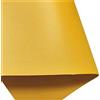 XHT 30x135cm Rotolo di tessuto in ecopelle bifacciale di 1,7 mm di spessore per gioielli da cintura, giallo