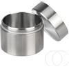lalago Scatola Portatile in Acciaio Inossidabile 10ml, Contenitore Sigillante per Lattina di Tè Caffè, Piccola Custodia per Pillole per Foglie per Bustine per l'Ufficio Domestico di Viaggio di Affari