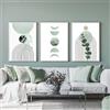 LPFNSF Poster decorativo geometrico moderno per piante, pittura artistica astratta, poster stampato sullo sfondo della camera da letto, soggiorno, ufficio, senza cornice (A 9,40 x 60 cm x 3)