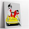 Artis Laboratory Poster Lupin Margot Fiat 70x100 - Stampa su Tela Riproduzione Artistica SENZA CORNICE, Quadri Moderni Soggiorno, Arredo Casa Ufficio, Eco-Friendly, Made in Italy