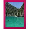 Wallazz Cornice Porta Puzzle 3000 Pezzi 80,4x121,4 cm Fucsia - Cornice per Quadri e Puzzle, Frontale Trasparente in Crilex, Made in Italy - Design Elegante da Parete