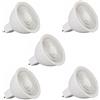 ANTYX GU5.3 Lampadine a LED 24V, Lampadine LED MR16 5W, 5W equivalenti a Lampadine alogene 50W, 450LM, 24 V, 3000K / 6000K, Confezione per Illuminazione Non dimmerabile, da Incasso di 5