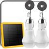 Beinhome Lampade Solari Esterni,130lumen,con pannello solare da 800mAh,Lampada a LED solare,3,5m cavo USB,Lampada da campeggio,Lampada a Sospensione per interni/esterni,campeggio,escursioni,giardino