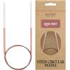 Knitter's Pride Rosemist Rondbreinaald 80cm 3.50mm - 1pc | Punte affusolate, cavo girevole a 360°, superficie liscia, leggeri, contrasto cromatico, ideali per progetti circolari.