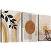 HALFLEMART 3Pcs Stampa su tela Con Cornice Boho Metà Secolo Moderno Pittura Piante Naturali Sole del Deserto Quadri su tela Quadri Moderni Bagno Camera da Letto Soggiorno Stampe da Parete 40x60cm x3pcs