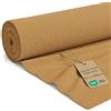 Amazinggirl Velluto a Coste al Metro Tessuto con Costine 1 M x 140 cm - Stoffa per Rivestimento Divano Fodera Cuscini Sedie Tende Rinnovare Mobili Resistente Oeko Tex Toffee