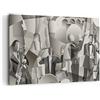 ARTTOR Quadro su Tela 120x80 cm Stampe da Parete Bianco e Nero Cultura 4119 | Jazz Musica Musicista Quadro Decorativo XXL 1 pezzo Soggiorno Camera da Letto Arte da Parete Decorazione da Parete ARTTOR