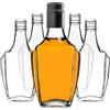 KADAX bottiglie in vetro 250ml con tappo a vite - bottiglie vuote da riempire per liquore, grappa, olio e aceto, conservazione alimentare