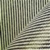 Generico 3K 200gsm1100D real Carbon fiber Kevlar Black & Yellow mixed Fabric 2x2 W Twill Carbon Kevlar cloth Aramid fiber 40/ width (40cm x 100cm a slice)