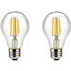 Niederspannung Lampadina a LED da 24 V, A60, E27, 36 V, 4 W, luce calda, 2700 K, 12 V, lampada antica per camper marine, luce solare e Off Grid AC/DC12-36 V, confezione da 2