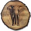 DARO Design - Quadro da parete elefante dimensioni 20 cm - Stampa artistica pronta da appendere - Decorazione murale tema caccia, natura, animali