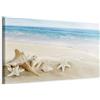 murando - Quadro Moderno per Soggiorno Grandi, Mare, 120x40 cm | Chiodi Inclusi, 1 Pezzo, Murale Arte, Stampe da Parete, Resistenti Allo Sbiadimento, Produzione Europea