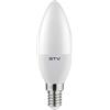 GTV Lampada LED GTV goccia E14 4000K luce naturale - senza sfarfallio, durevole - per illuminazione LED in cucina e ufficio