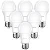 ANWIO Lampadina a LED Attacco E27,1521LM,Luce Bianca Fredda 6500K,13.5W Equivalente a 100W,Forma A60 Risparmio Energetico,Non Dimmerabile,Confezione da 6 Pezzi