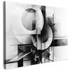 MuchoWow© Quadri Camera Da Letto Stampe Da Parete Quadro Su Tela Moderni | 70x50 cm - Decorazioni Murali Soggiorno Foto Quadretti Cucina IngressoAstratto - Arte - Moderno - Bianco e nero