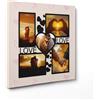 ConKrea - Quadro Personalizzato "Love in Beige" 50x50 cm - Tela Romantica con Effetto Cuori - Perfetto per un Regalo Affettuoso