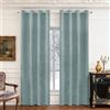 Ystyle Tende Oscuranti per Interni 2 Pezzi, 140x145 CM, Verde Grigio | Tende con Anelli Velluto Moderne, Tenda Termica Isolante Freddo e Caldo, Curtains Ideali per Camera da Letto e Soggiorno