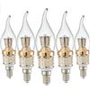 Generic E14 Lampadina a LED 10W, AC220-240V, 10W equivalente a 100W alogeno, 5pcs lampadine a LED, Angolo di Fascio a 360 °, 1000LM per l'illuminazione Domestica(Warm White 3000k)